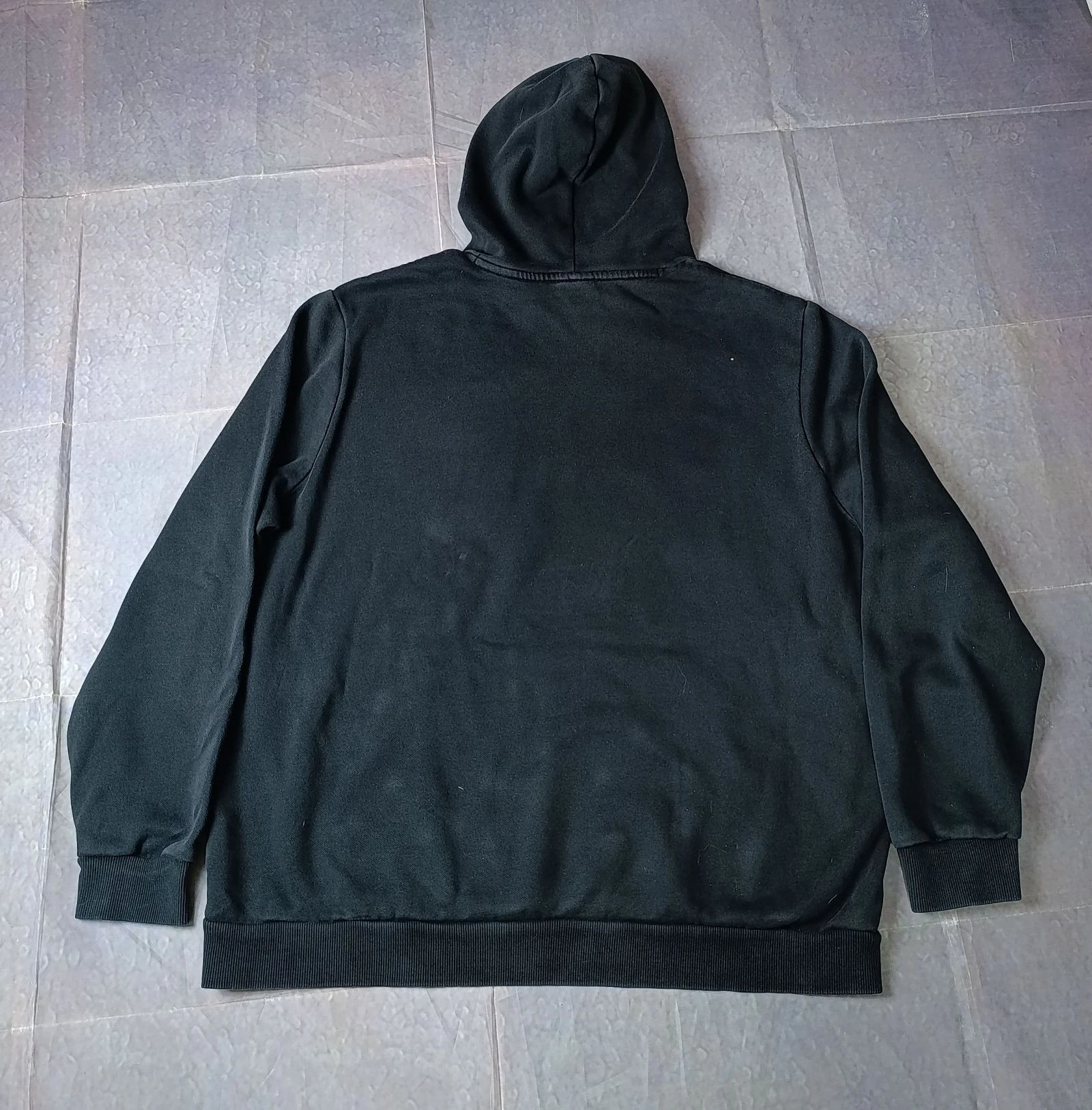 PUMA Black Hoodie Big Logo Sweatshirt Size XL – photo 2